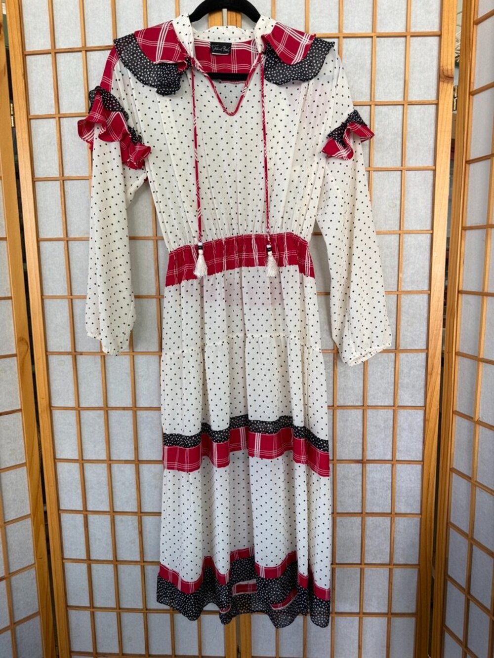 Super Sharp Graphic Unique Diane Freis Vintage Dress